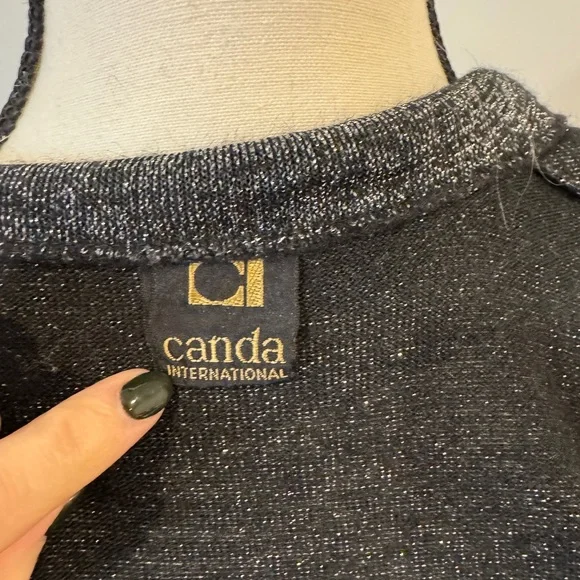 Metallic Zip Up Top - Picture 4 of 5